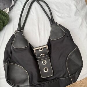 Vintage Prada Half Moon Shoulder Bag